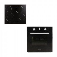 Davoline Φούρνος Ηλεκτρικός Άνω Πάγκου 75lt 59.5cm OHCS 8004 BL με Κεραμικές Εστίες GGDS 400 BL